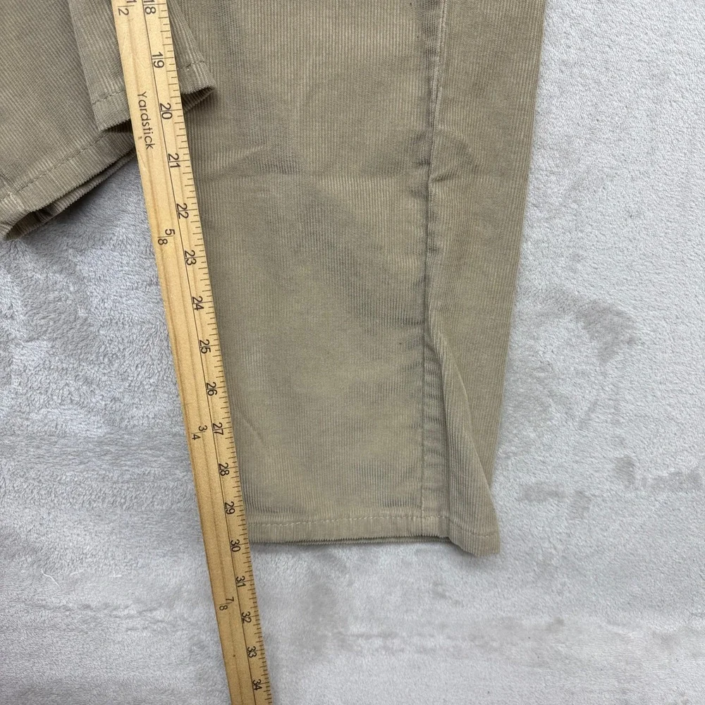Levi's 511 Pants Mens 36x30 Tan Khaki Corduroy Skinny Casual Streetwear Trousers